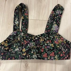 TIBI floral bralette (will be donating if not sold)